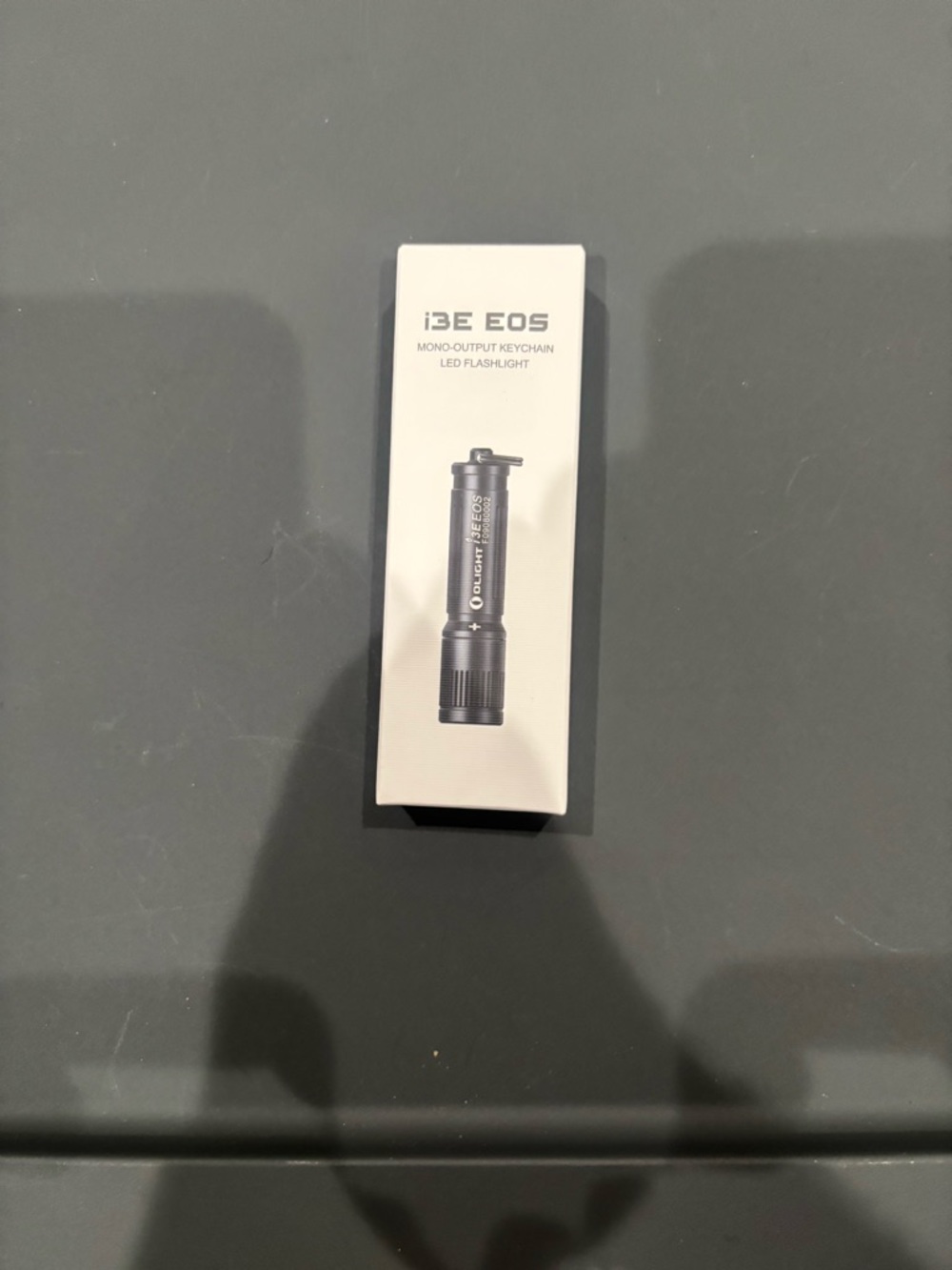 i3E EOS Black LED Keychain Flashlight by